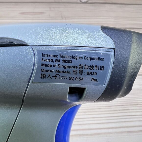 Intermec SR30 Handheld Barcode Scanner USB Wired + Adjustable Symbol Stand WORKS - Picture 5 of 15